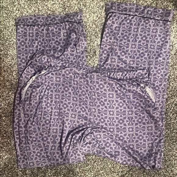 Like New Purple Long Sleeve Buttoned PJ Set - Picture 3 of 6